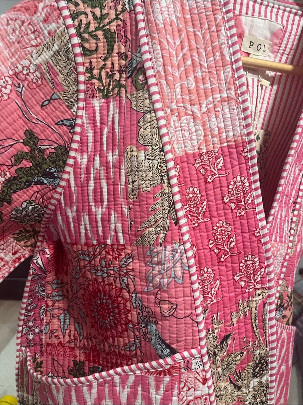POL Patchwork Quilted Jacket - Picture 6 of 10